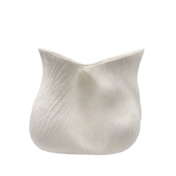 FLORESTA ΒΑΖΟ 32x22x28cm POLYRESIN ΑΣΠΡΟ