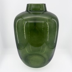 VIDRIO ΒΑΖΟ 34x34x48cm ΓΥΑΛΙ ΠΡΑΣΙΝΟ