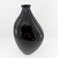 SPICE ΒΑΖΟ 22x22x36cm ΓΥΑΛΙ ΜΑΥΡΟ