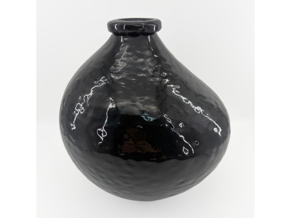 BOCAL ΒΑΖΟ 25x25x25cm ΓΥΑΛΙ ΜΑΥΡΟ BOCAL ΒΑΖΟ 25x25x25cm ΓΥΑΛΙ ΜΑΥΡΟ