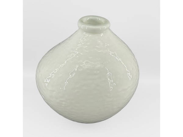 BOCAL ΒΑΖΟ 25x25x25cm ΓΥΑΛΙ ΑΣΠΡΟ