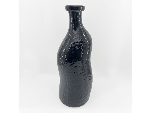 ROMAIN ΒΑΖΟ 16x16x40cm ΓΥΑΛΙ ΜΑΥΡΟ ROMAIN ΒΑΖΟ 16x16x40cm ΓΥΑΛΙ ΜΑΥΡΟ