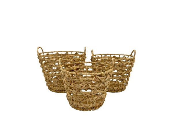 LIGHT NEST ΚΑΛΑΘΙ ΥΑΚΙΝΘΟΥ SET 3ΤΜΧ 45x45x41cm ΥΑΚΙΝΘΟΣ ΦΥΣΙΚΟ LIGHT NEST ΚΑΛΑΘΙ ΥΑΚΙΝΘΟΥ SET 3ΤΜΧ 45x45x41cm ΥΑΚΙΝΘΟΣ ΦΥΣΙΚΟ