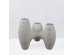 TRIPTYCH III ΚΗΡΟΠΗΓΙΟ ΔΙΑΚΟΣΜΗΤΙΚΟ 19x16x16cm RESIN ΜΠΕΖ