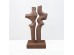 DUET I ΔΙΑΚΟΣΜΗΤΙΚΟ 16x9x32cm RESIN ΚΑΦΕ