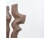 DUET I ΔΙΑΚΟΣΜΗΤΙΚΟ 16x9x32cm RESIN ΚΑΦΕ