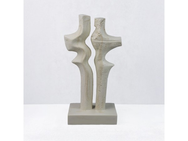 DUET I ΔΙΑΚΟΣΜΗΤΙΚΟ 16x9x32cm RESIN ΜΠΕΖ DUET I ΔΙΑΚΟΣΜΗΤΙΚΟ 16x9x32cm RESIN ΜΠΕΖ