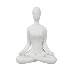 MORPH II ΔΙΑΚΟΣΜΗΤΙΚΟ ΣΩΜΑ 13x8x18cm RESIN ΑΣΠΡΟ
