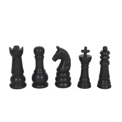 STRATEGO ΔΙΑΚΟΣΜΗΤΙΚΟ ΠΙΟΝΙ 7x6x15cm ΚΕΡΑΜΙΚΟ ΜΑΥΡΟ