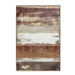 MIRRHA ΠΙΝΑΚΑΣ ΔΙΑΚΟΣΜΗΤΙΚΟΣ ΜΕ ΚΟΡΝΙΖΑ 80x4x120cm ΚΑΜΒΑΣ ΚΑΦΕ PS