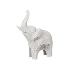 ARCHI ΔΙΑΚΟΣΜΗΤΙΚΟ ΕΛΕΦΑΝΤΑΣ 28x12x36cm RESIN OFF WHITE