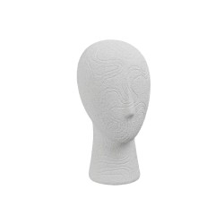 IMPERIAL ΔΙΑΚΟΣΜΗΤΙΚΟ ΠΡΟΣΩΠΟ 13x16x24cm RESIN ΑΣΠΡΟ