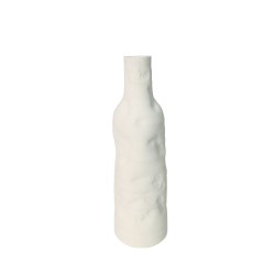 ORENDA ΒΑΖΟ 14x14x44cm ΚΕΡΑΜΙΚΟ ΛΕΥΚΟ