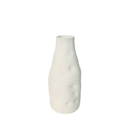 ELOURA ΒΑΖΟ 15x15x36cm ΚΕΡΑΜΙΚΟ ΛΕΥΚΟ