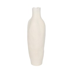 VILERA ΒΑΖΟ 16x16x50cm ΚΕΡΑΜΙΚΟ ΛΕΥΚΟ
