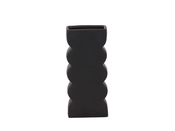 VEI ΒΑΖΟ 15x7x31cm ΚΕΡΑΜΙΚΟ ΜΑΥΡΟ VEI ΒΑΖΟ 15x7x31cm ΚΕΡΑΜΙΚΟ ΜΑΥΡΟ