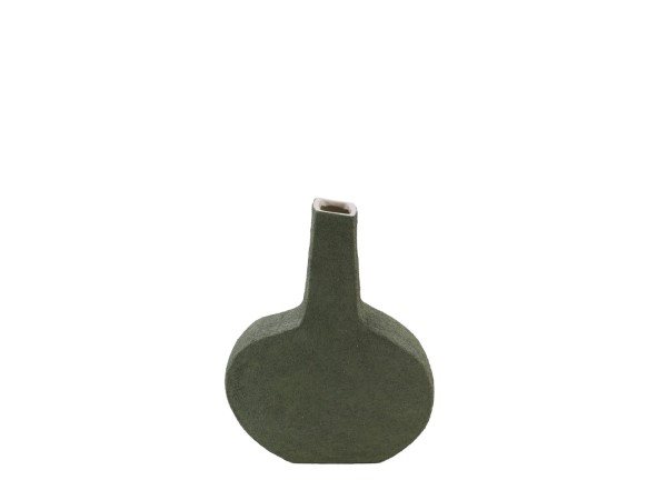 ELIXA ΒΑΖΟ 20x8x25cm ΚΕΡΑΜΙΚΟ ΠΡΑΣΙΝΟ