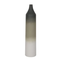 ORIN ΒΑΖΟ 20x20x91cm ΜΕΤΑΛΛΟ ΠΡΑΣΙΝΟ ΣΚΟΥΡΟ ΛΑΔΙ ΛΕΥΚΟ
