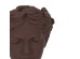 CEM ΒΑΖΟ 18x17x27cm CEMENT ΚΑΦΕ ΣΚΟΥΡΟ