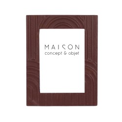 RAW ΚΟΡΝΙΖΑ 18x2x23cm MDF ΚΑΦΕ ΣΚΟΥΡΟ ΓΥΑΛΙ