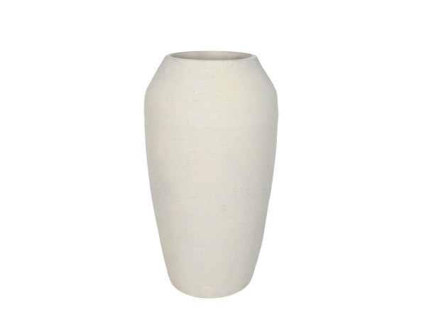 ASH ΒΑΖΟ 24x24x42cm ΚΕΡΑΜΙΚΟ ΑΣΠΡΟ ASH ΒΑΖΟ 24x24x42cm ΚΕΡΑΜΙΚΟ ΑΣΠΡΟ