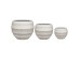 FLORRA ΚΑΣΠΩ SET 3ΤΜΧ 54x54x48cm MgO ΛΕΥΚΟ FLORRA ΚΑΣΠΩ SET 3ΤΜΧ 54x54x48cm MgO ΛΕΥΚΟ