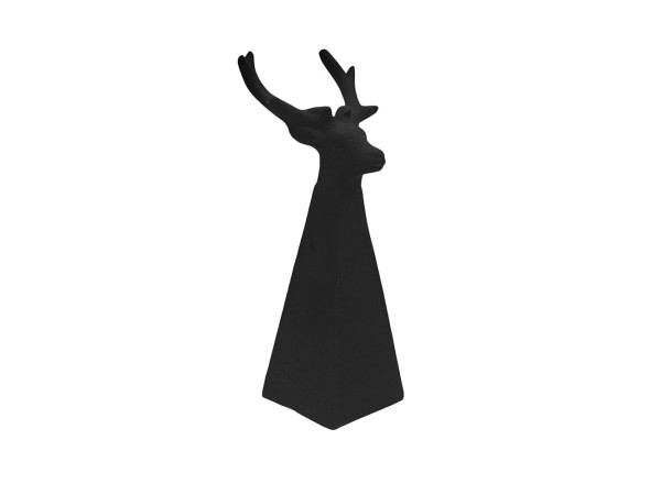 MONDEER ΧΡΙΣΤΟΥΓΕΝΝΙΑΤΙΚΟ ΔΙΑΚΟΣΜΗΤΙΚΟ ΤΑΡΑΝΔΟΣ 10x9x19cm ΑΛΟΥΜΙΝΙΟ ΜΑΥΡΟ ΜΑΤ