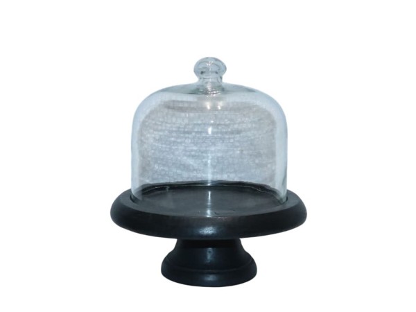 BELLORA ΚΟΥΠ 20x20x28cm ΓΥΑΛΙ ΚΑΦΕ ΞΥΛΟ BELLORA ΚΟΥΠ 20x20x28cm ΓΥΑΛΙ ΚΑΦΕ ΞΥΛΟ