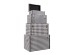 FERRE ΜΠΑΟΥΛΑ SET 4ΤΕΜ ΜΑΥΡΟ ΛΕΥΚΟ 64x40x40cm FERRE ΜΠΑΟΥΛΑ SET 4ΤΕΜ ΜΑΥΡΟ ΛΕΥΚΟ 64x40x40cm