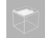 BUTLER SIDE TABLE ΛΕΥΚΟ 45x45x45cm BUTLER SIDE TABLE ΛΕΥΚΟ 45x45x45cm