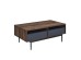 GROOVES COFFEE TABLE 2ΣΥΡΤΑΡΙΑ ΚΑΡΥΔΙ ΓΚΡΙ 110x60x45cm GROOVES COFFEE TABLE 2ΣΥΡΤΑΡΙΑ ΚΑΡΥΔΙ ΓΚΡΙ 110x60x45cm