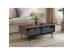 GROOVES COFFEE TABLE 2ΣΥΡΤΑΡΙΑ ΚΑΡΥΔΙ ΓΚΡΙ 110x60x45cm GROOVES COFFEE TABLE 2ΣΥΡΤΑΡΙΑ ΚΑΡΥΔΙ ΓΚΡΙ 110x60x45cm