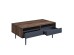 GROOVES COFFEE TABLE 2ΣΥΡΤΑΡΙΑ ΚΑΡΥΔΙ ΓΚΡΙ 110x60x45cm GROOVES COFFEE TABLE 2ΣΥΡΤΑΡΙΑ ΚΑΡΥΔΙ ΓΚΡΙ 110x60x45cm
