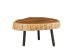 RAW COFFEE TABLE ΦΥΣΙΚΟ 80x80x40cm