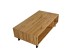 ARABICA COFFEE TABLE SONOMA ΜΑΥΡΟ ΜΑΥΡΟ 110x60x35cm
