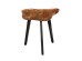 FLOW SIDE TABLE ΦΥΣΙΚΟ ΜΑΥΡΟ 60x56x51cm FLOW SIDE TABLE ΦΥΣΙΚΟ ΜΑΥΡΟ 60x56x51cm