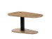 LEVEL COFFEE TABLE ΦΥΣΙΚΟ ΜΑΥΡΟ 95x65x48cm
