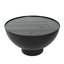 ARCHES COFFEE TABLE ΜΑΥΡΟ 70x70x40cm