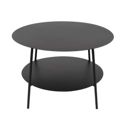 SIMPLE COFFEE TABLE ΜΑΥΡΟ 60x60x40cm