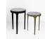 STICKS SIDE TABLE SET 2ΤΕΜ ΛΕΥΚΟ ΜΑΥΡΟ ΧΡΥΣΟ 37x37x54.5cm STICKS SIDE TABLE SET 2ΤΕΜ ΛΕΥΚΟ ΜΑΥΡΟ ΧΡΥΣΟ 37x37x54.5cm