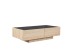 CUBIUS COFFEE TABLE ΦΥΣΙΚΟ ΦΙΜΕ ΜΑΥΡΟ 118x59x33cm CUBIUS COFFEE TABLE ΦΥΣΙΚΟ ΦΙΜΕ ΜΑΥΡΟ 118x59x33cm