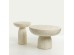 POROS COFFEE TABLE BEIGE 65x65x43cm POROS COFFEE TABLE BEIGE 65x65x43cm