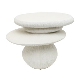 EXOTIC SIDE TABLE ΛΕΥΚΟ 61x42x46cm