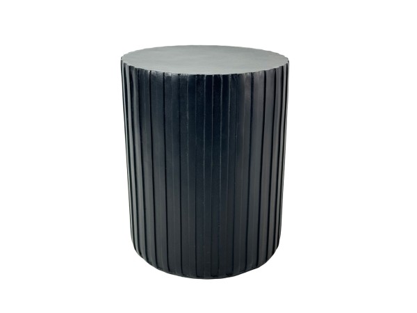 RAIL BLACK SIDE TABLE ΜΑΥΡΟ 40x40x47cm
