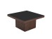 NUEZ COFFEE TABLE ΚΑΡΥΔΙ ΜΑΥΡΟ 79x79x40cm NUEZ COFFEE TABLE ΚΑΡΥΔΙ ΜΑΥΡΟ 79x79x40cm