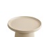 MOUSSE COFFEE TABLE SET 2ΤΕΜ CREAM CREAM 70x70x42cm
