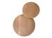 VERTEX COFFEE TABLE ΦΥΣΙΚΟ 70x70x45cm VERTEX COFFEE TABLE ΦΥΣΙΚΟ 70x70x45cm