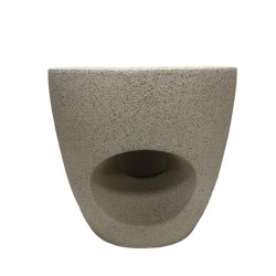 PORTAL SIDE TABLE SAND BEIGE 50x41x46.5cm