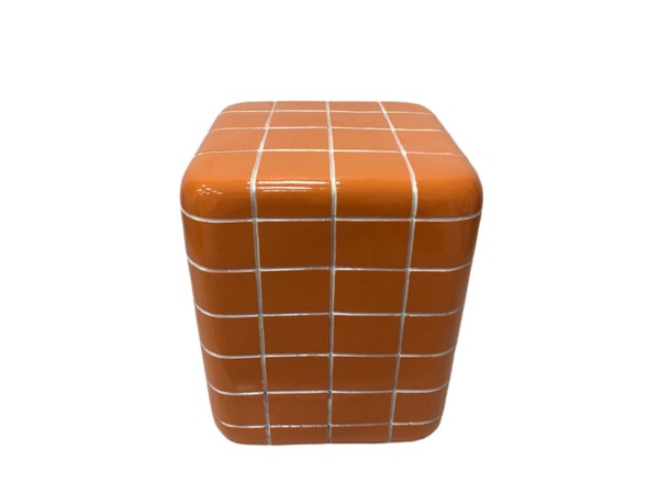 CUBIX SIDE TABLE ΚΑΦΕ 33.5x33.5x41cm CUBIX SIDE TABLE ΚΑΦΕ 33.5x33.5x41cm