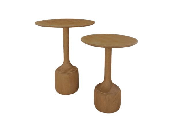 WABI SIDE TABLE SET 2ΤΕΜ ΦΥΣΙΚΟ 50x50x60cm WABI SIDE TABLE SET 2ΤΕΜ ΦΥΣΙΚΟ 50x50x60cm